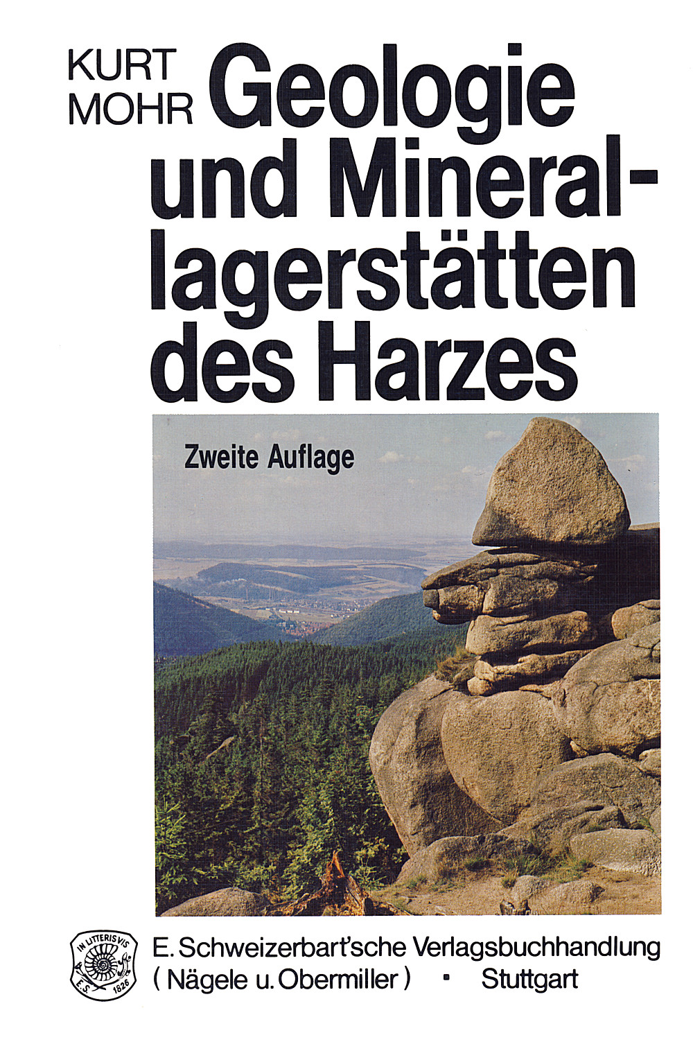 Cover image of: Kurt Mohr - Geologie und Minerallagerstätten des Harzes 