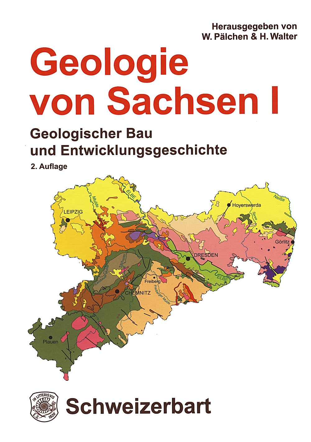 Cover image of:  - Geologie von Sachsen I Geologischer Bau und Entwicklungsgeschichte