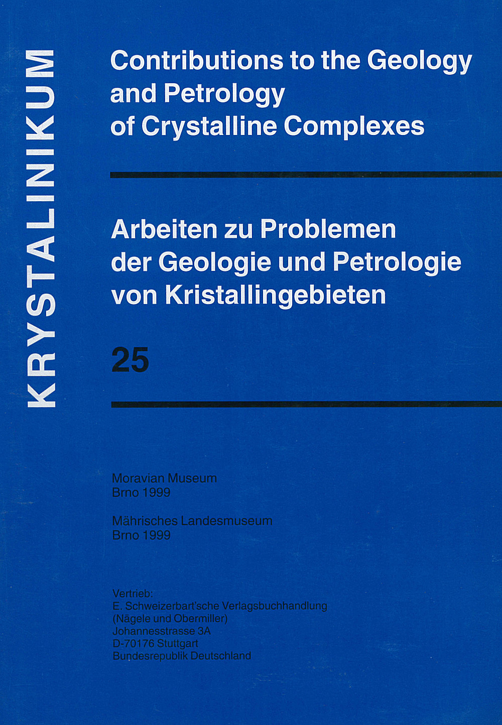 Cover image of:  - Krystalinikum Petrology of the basic and ultrabasic rocks, igneous and 
metamorphosed