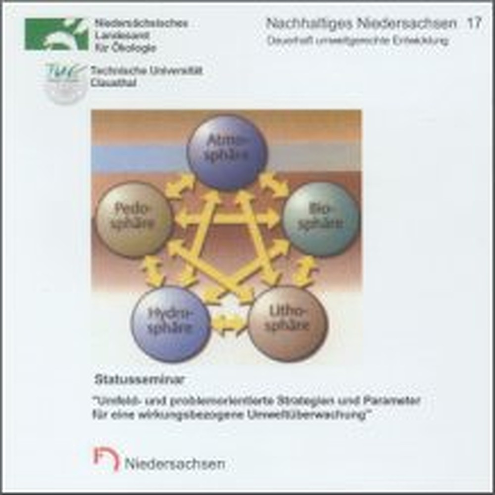 Cover image of:  - Statusseminar Umfeld- und problemorientierte Strategien und Parameter für eine wirkungsbezogene Umweltüberwachung 