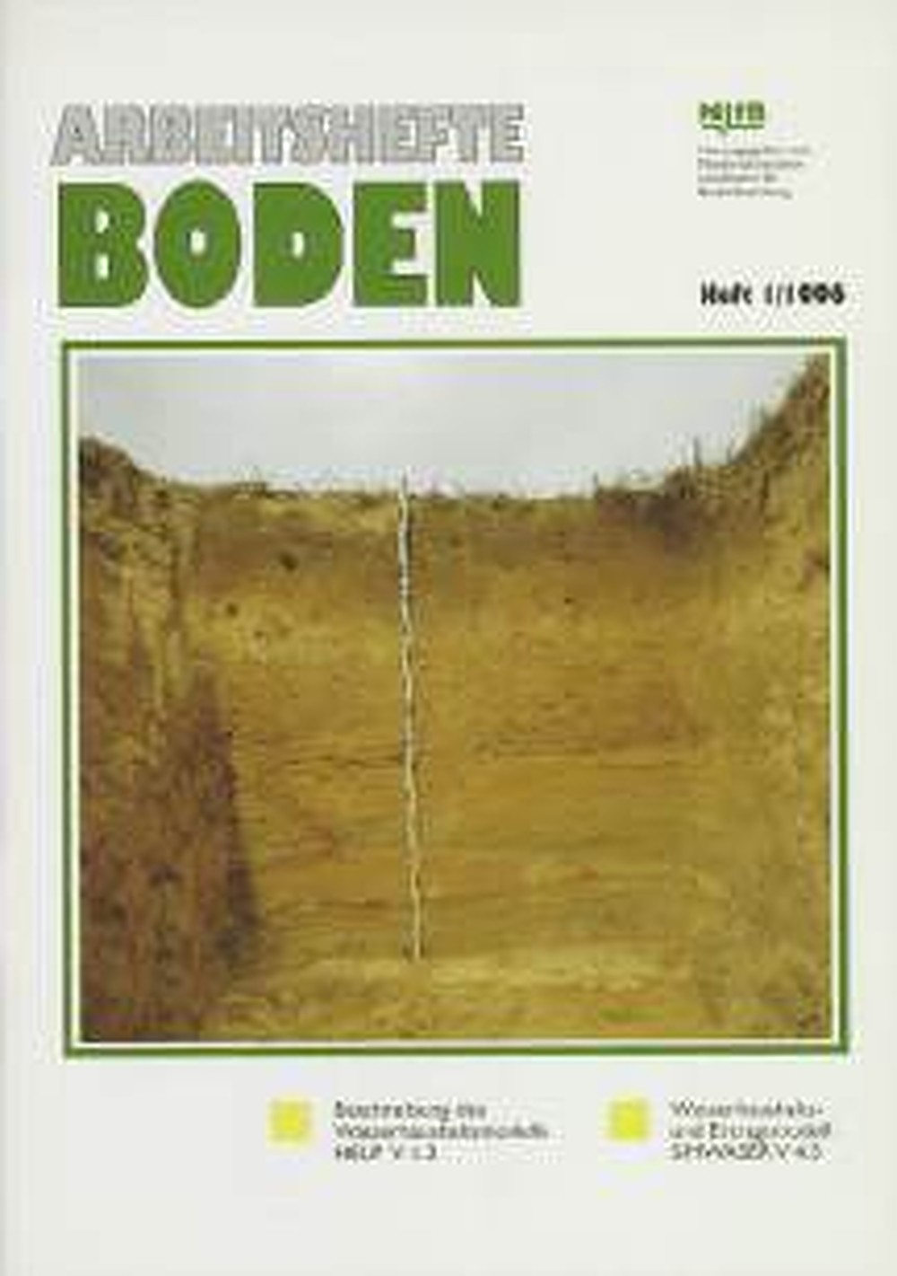 Cover image of: Elmar Stenitzer; Udo Müller; Jürgen Heinsberg - Wasserhaushalts- und Ertragsmodell SIMWASER, 4. Version Beschreibung des Wasserhaushaltsmodells HELP, Version 1.0