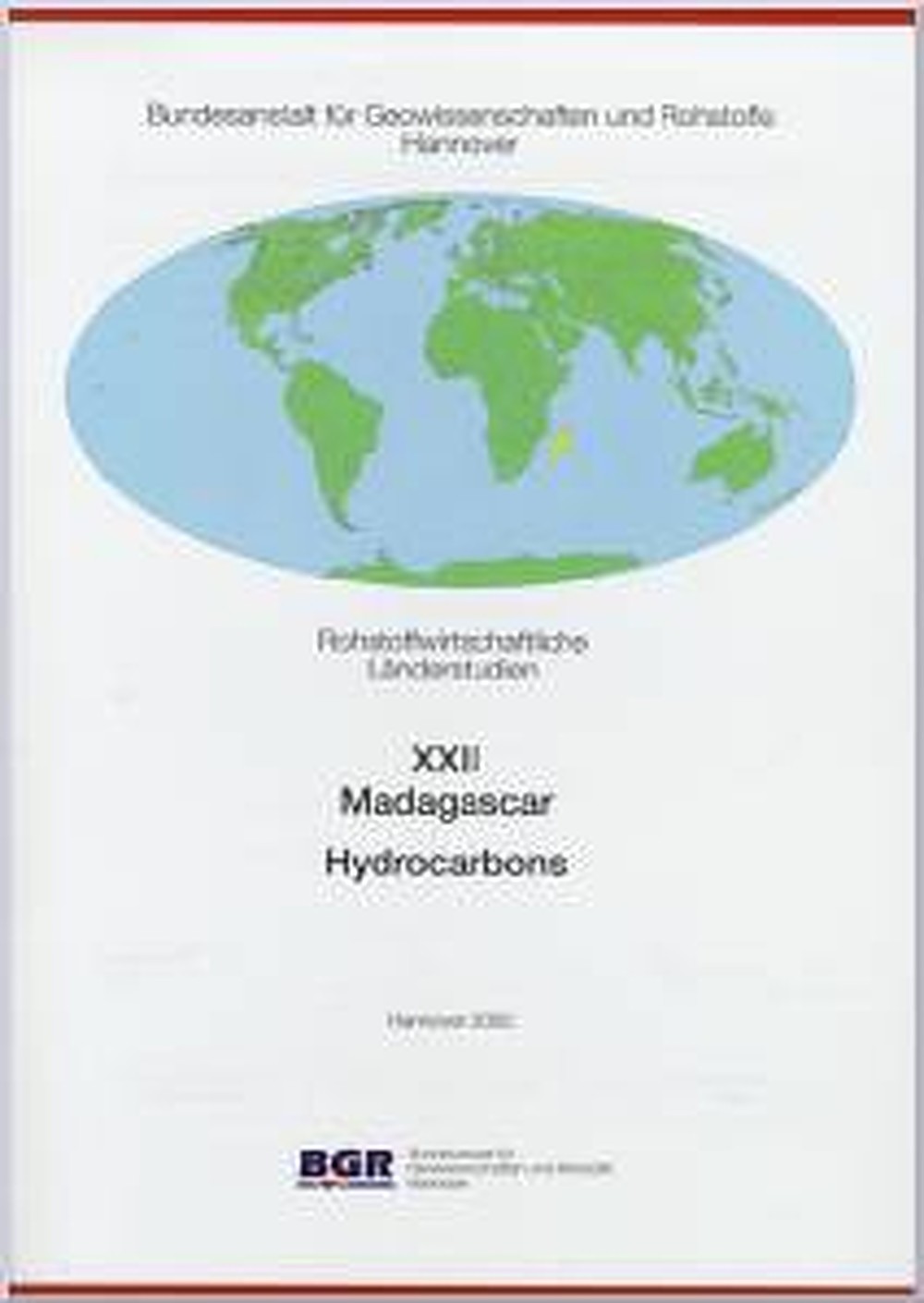 Image de couverture de: Karl Hiller - Madagascar Hydrocarbons