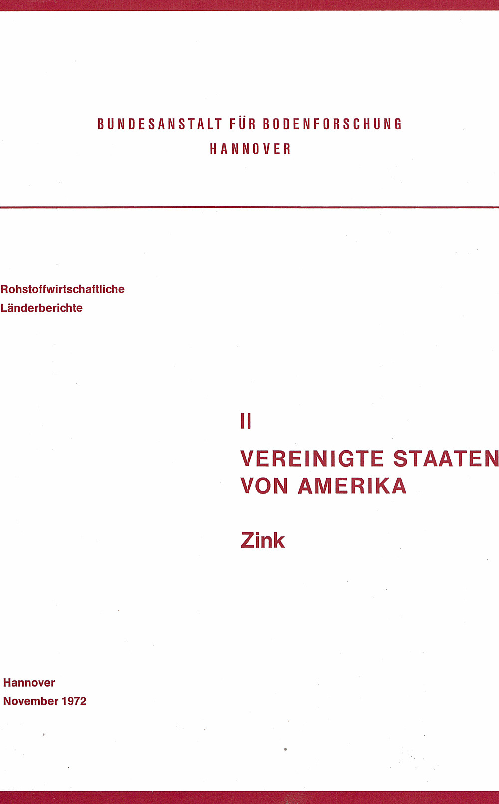Cover image of:  - Vereinigte Staaten von Amerika Zink