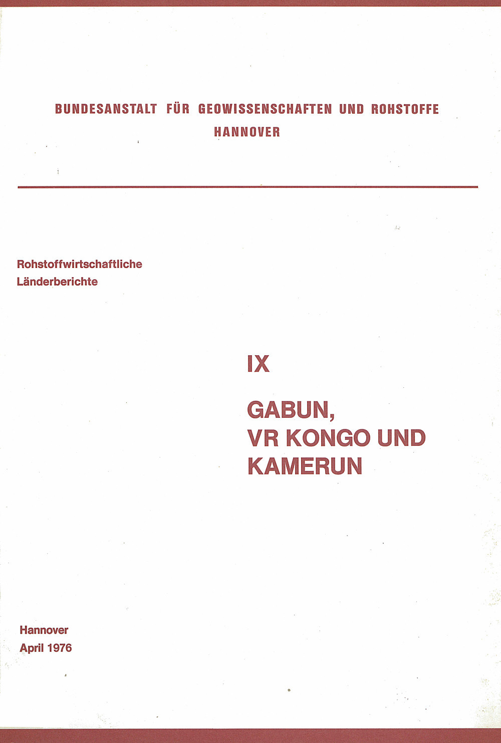 Cover image of:  - Gabun, VR Kongo, Kamerun 