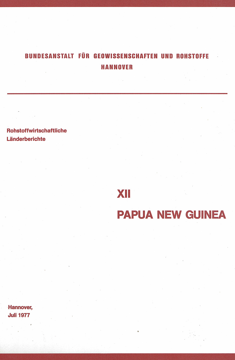 Cover image of:  - Papua New Guinea 