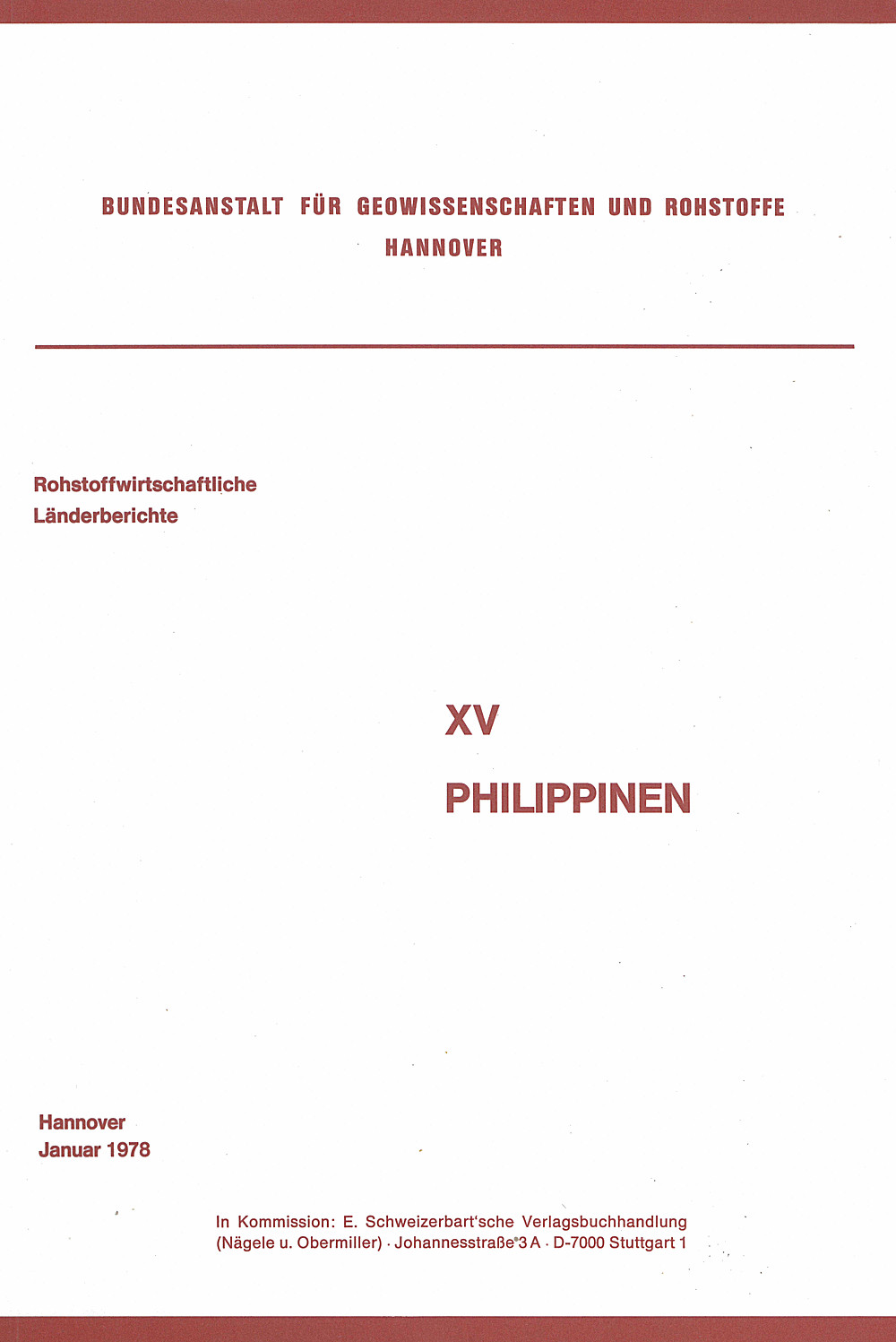 Cover image of:  - Philippinen 