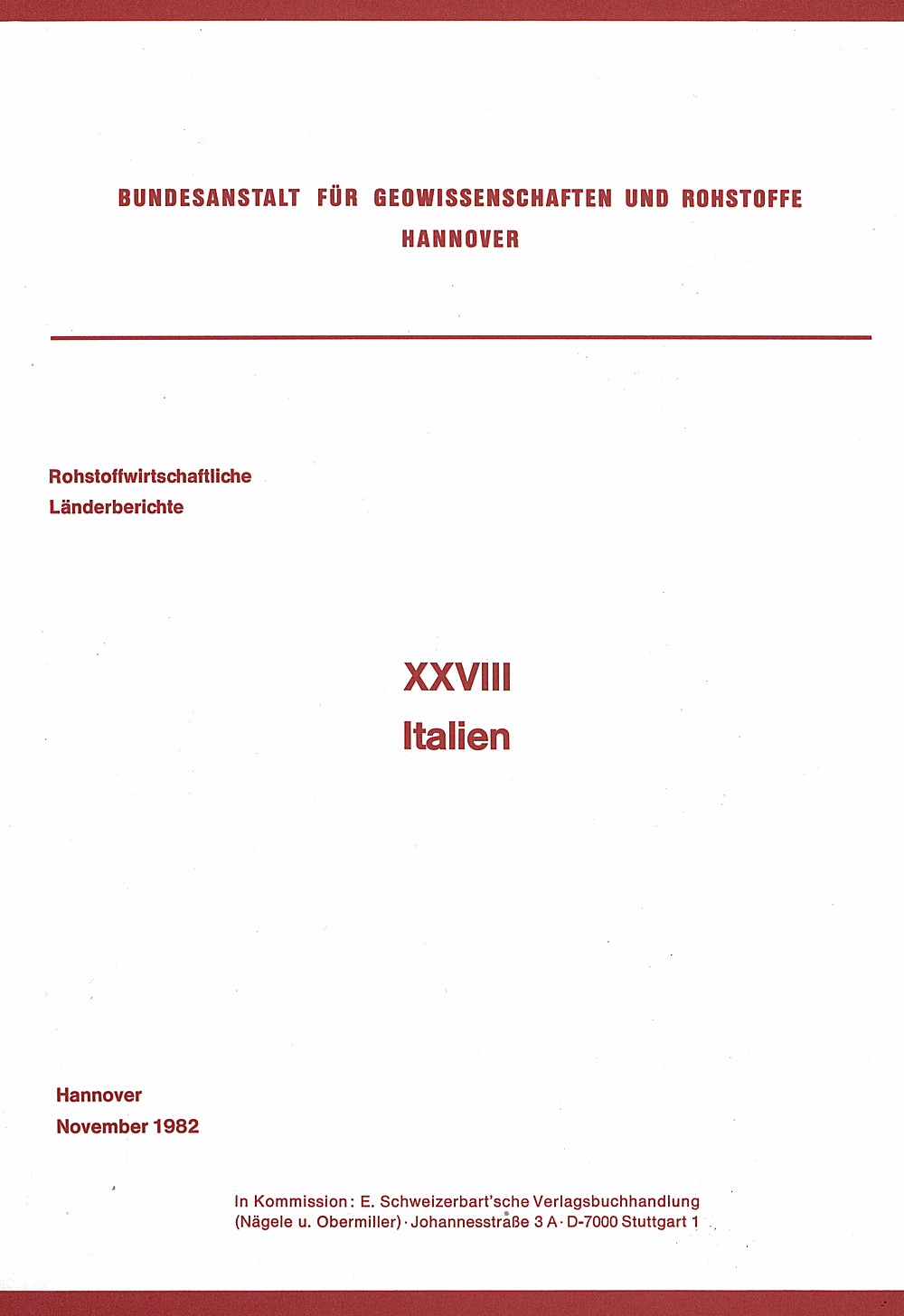 Cover image of:  - Italien 