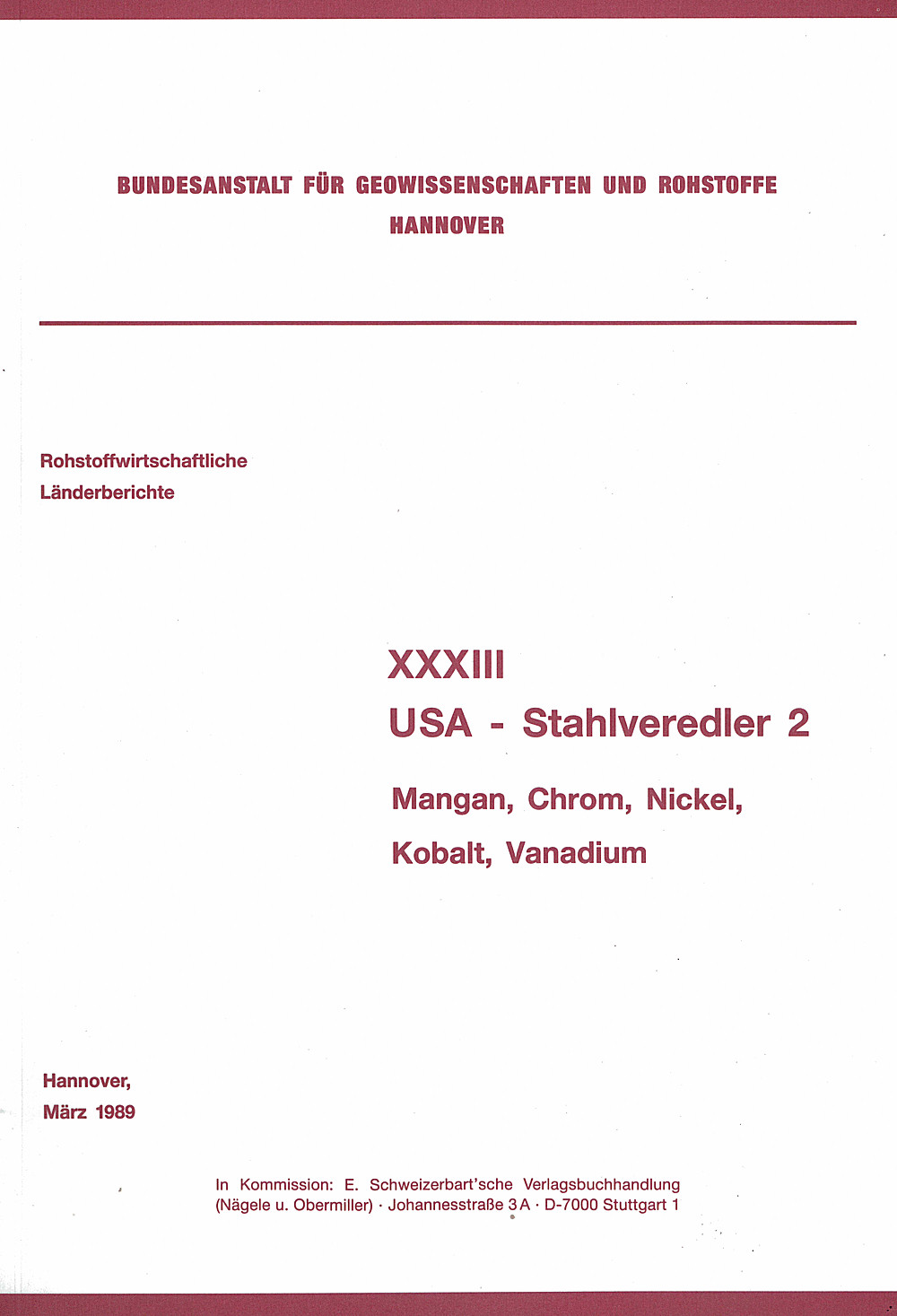 Cover image of: Hermann Wagner - USA - Stahlveredler 2 Mangan, Chrom, Nickel, Kobalt, Vanadium