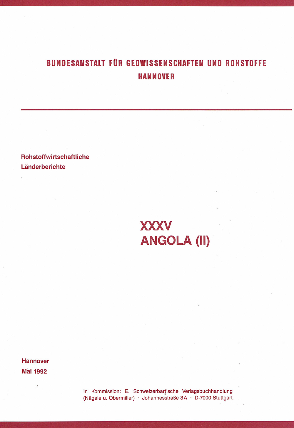 Cover image of: Lothar Steiner - Angola (II) 