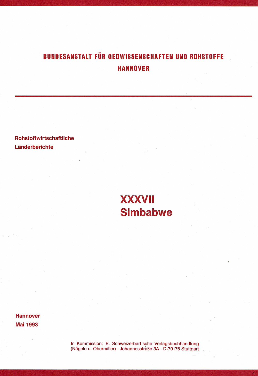 Cover image of: Karl-Heinz Schulze - Zimbabwe 