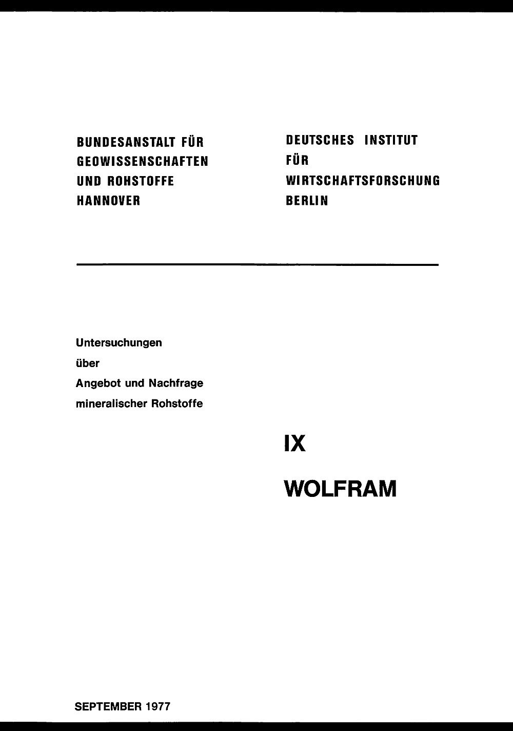 Cover image of:  - Wolfram 