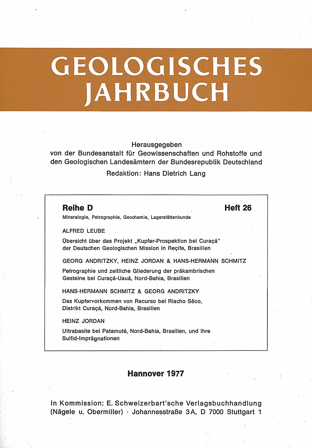 Cover image of: A. Leube - Übersicht über das Projekt 