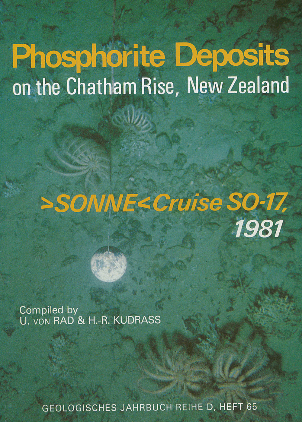 Cover image of: Ulrich von Rad; H.-R. Kudrass - Geology of the Chatham Rise Phosphorite Deposits East of
New Zealand Results of a Prospection Cruise with R/V Sonne (1981)