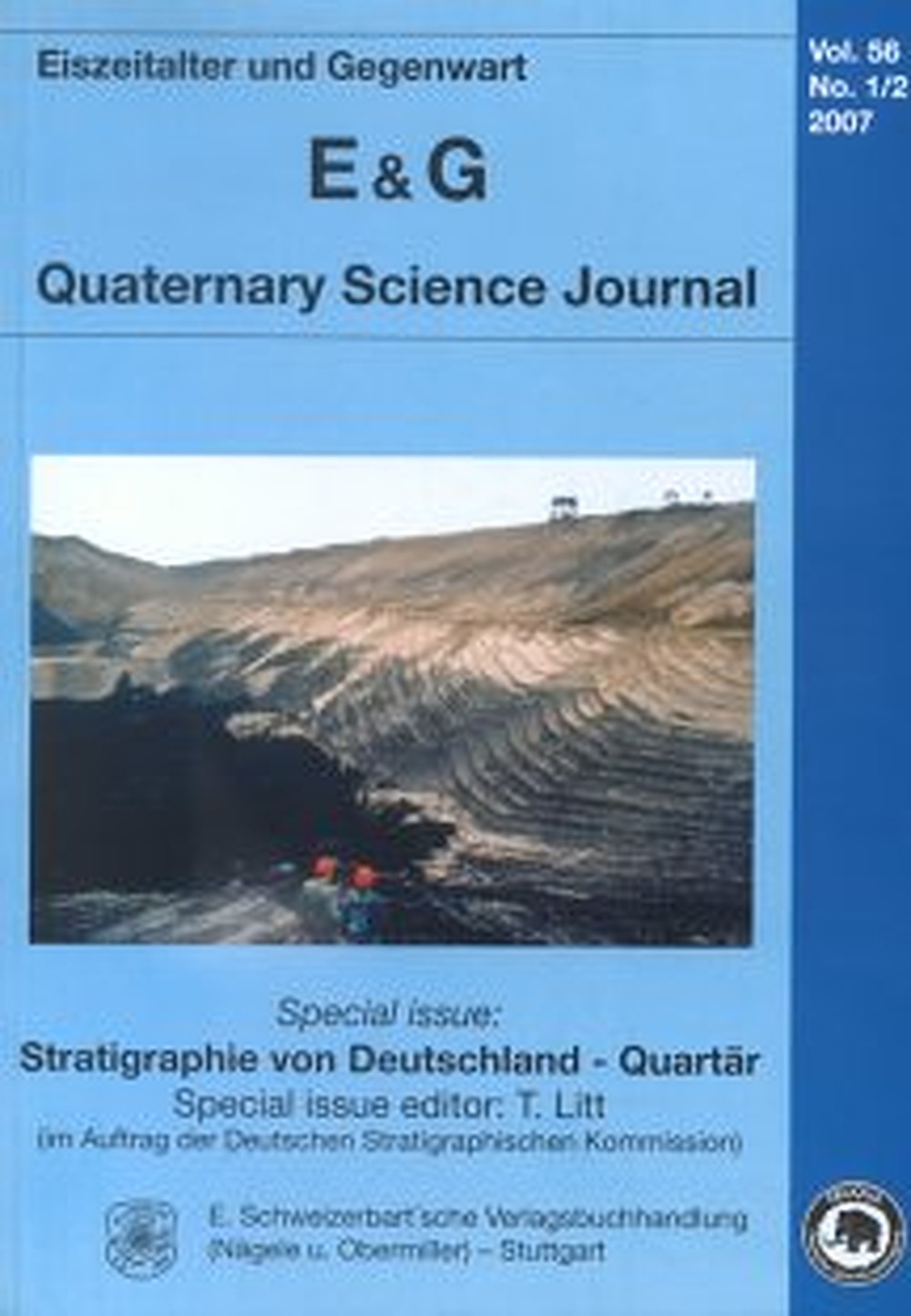 Cover image of:  - Stratigraphie von Deutschland - Quartär (Special Issue) 