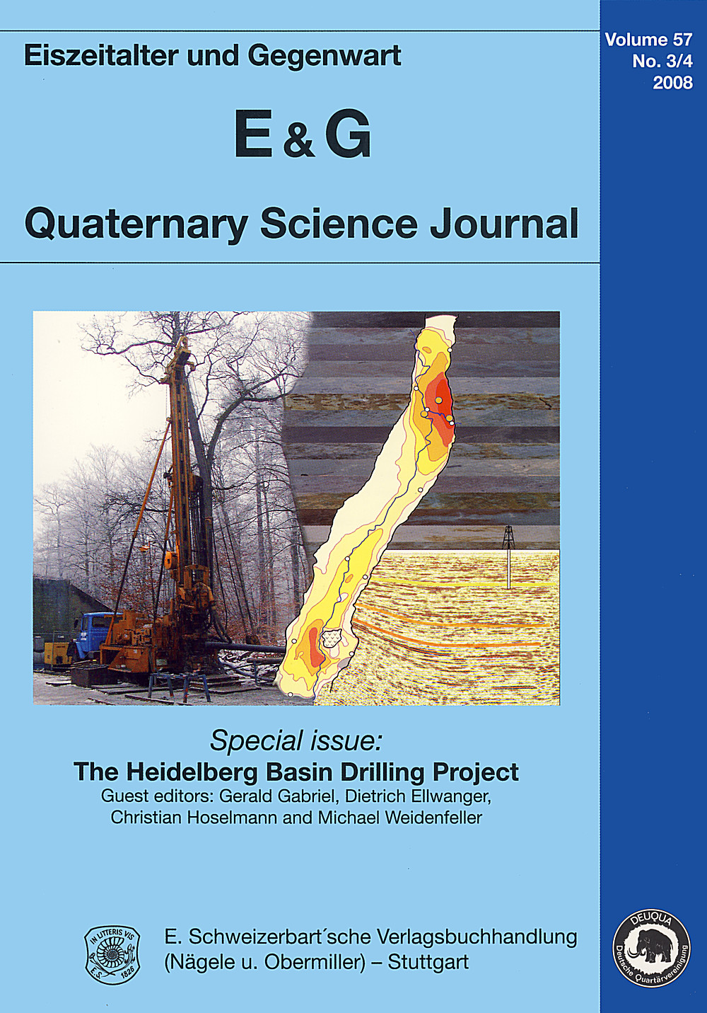 Umschlagbild des Buches:  - Special issue: The Heidelberg Basin Drilling Project 