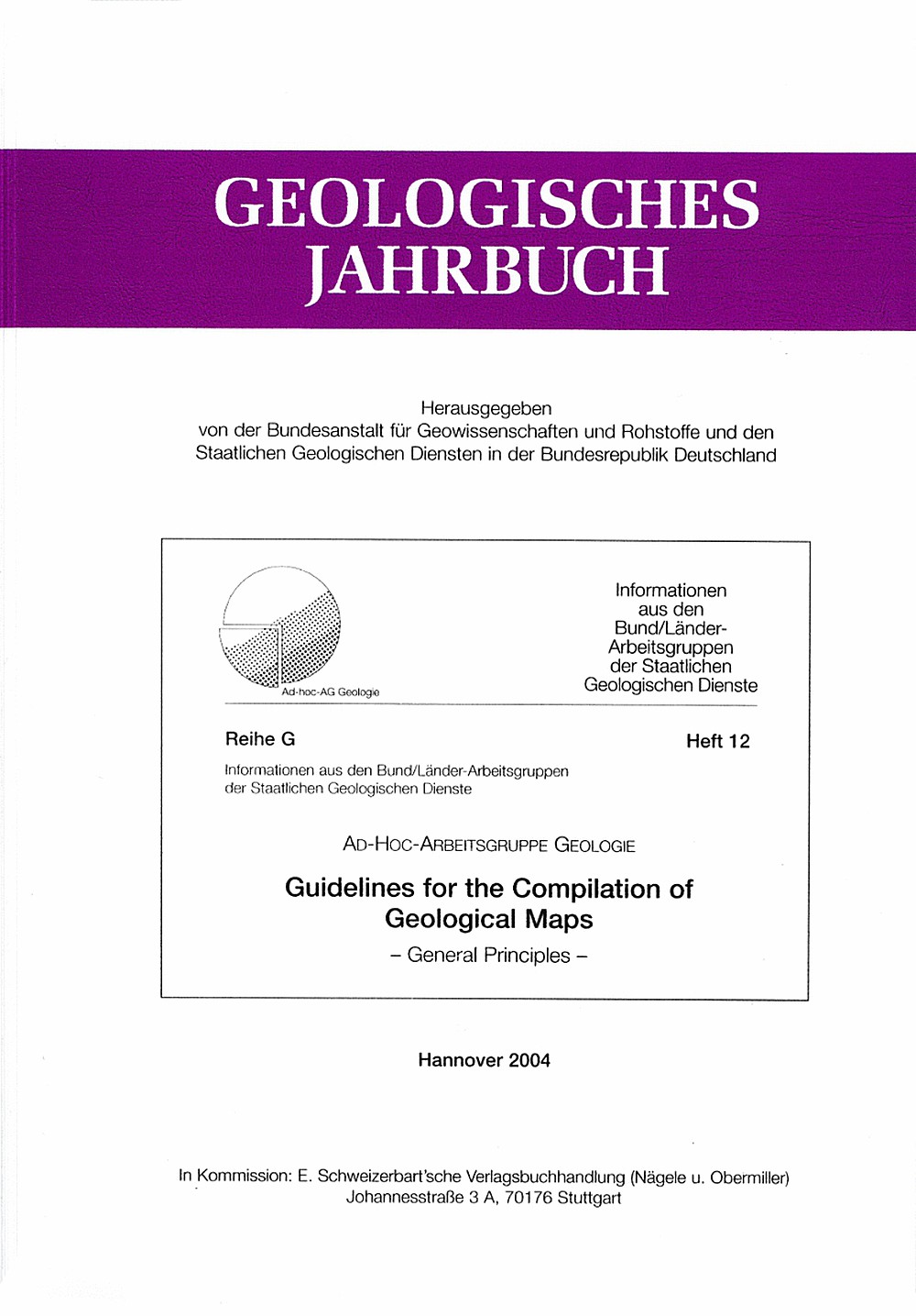 Image de couverture de:  - Guidelines for the Compilation of Geological Maps General Principles