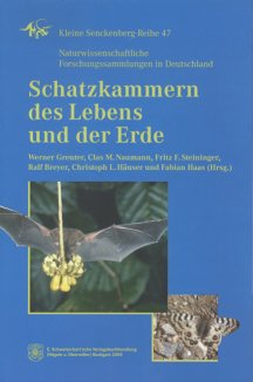 Cover image of:  - Naturwissenschaftliche Forschungssammlungen in Deutschland: 
Schatzkammern des Lebens und der Erde Herausgegeben für die Direktorenkonferenz der Naturwissenschaftlichen Forschungssammlungen Deutschlands (DNFS)