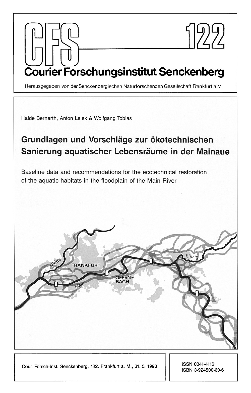 Cover image of: Haide Bernerth; Anton Lelek - Grundlagen und Vorschläge zur ökotechnischen Sanierung 
aquatischer Lebensräume in der Mainaue 
