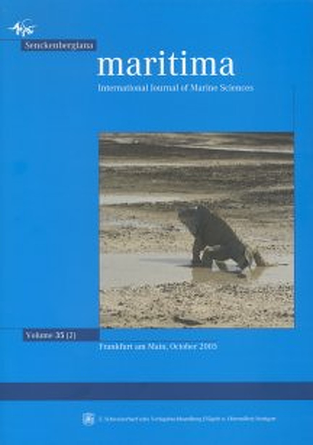 Image de couverture de:  - Senckenbergiana maritima Band 35 Heft 1 