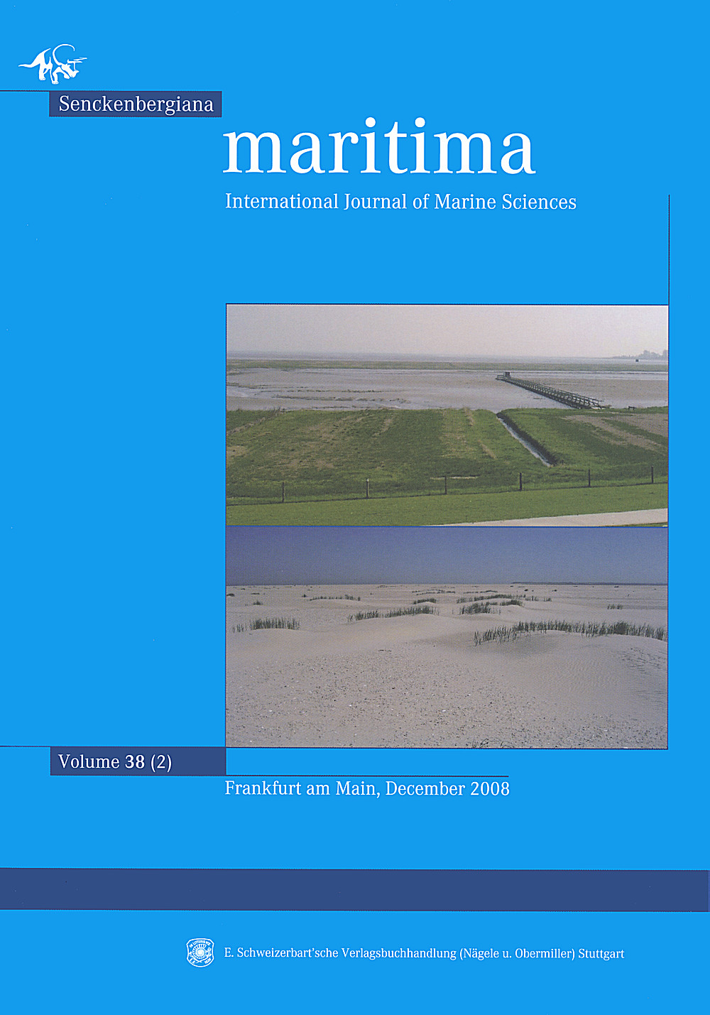 Umschlagbild des Buches:  - Senckenbergiana maritima Band 38 Heft 2 