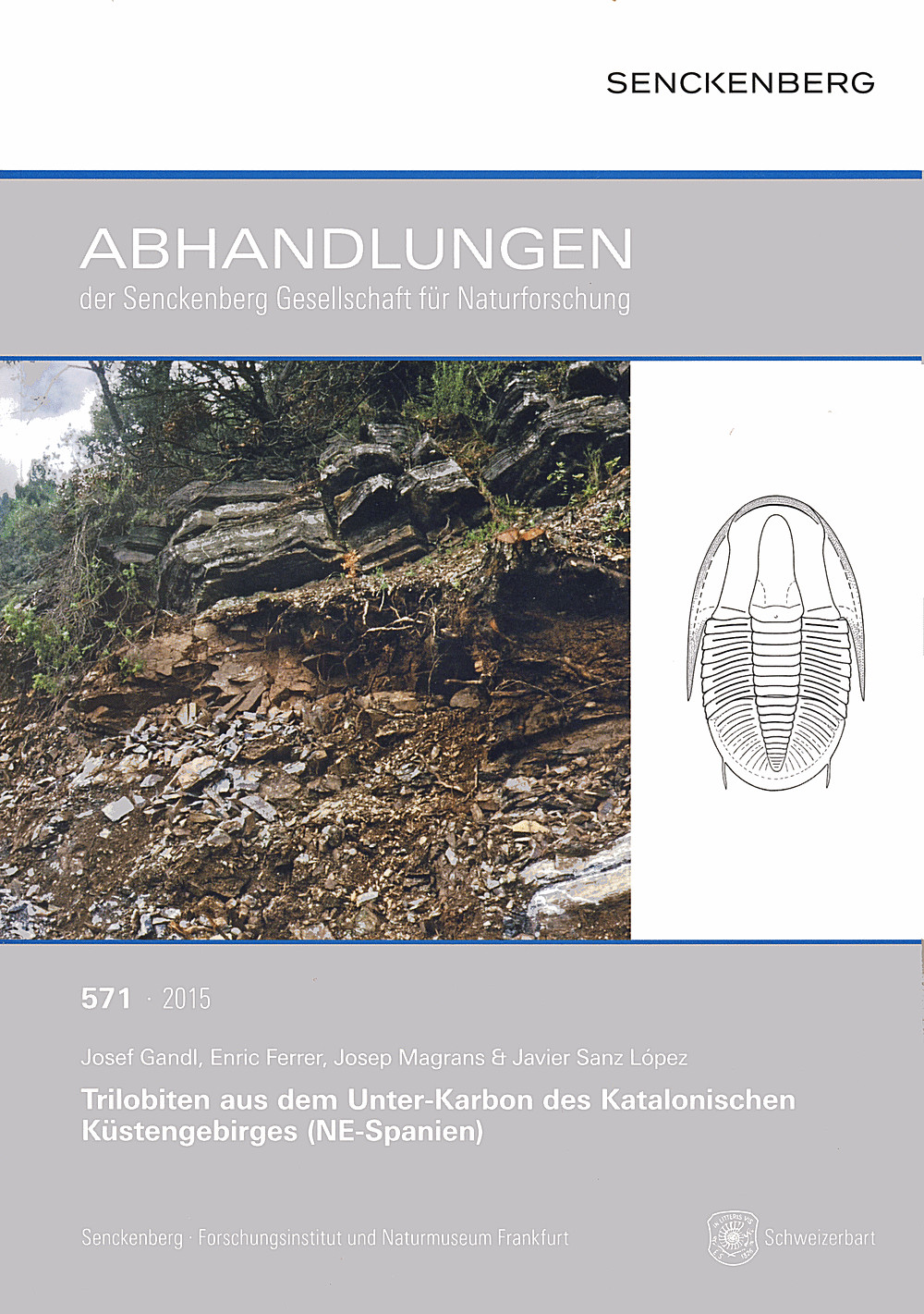 Image de couverture de:  - Trilobiten aus dem Unter-Karbon des Katalonischen Küstengebirges (NE-Spanien) 
