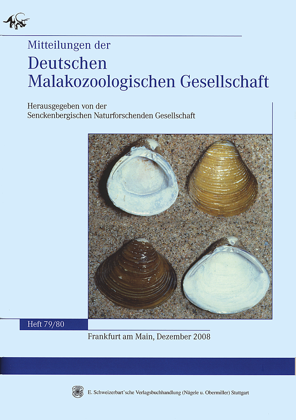 Image de couverture de:  - Mitteilungen der Deutschen Malakozoologischen Gesellschaft Heft 79/80 