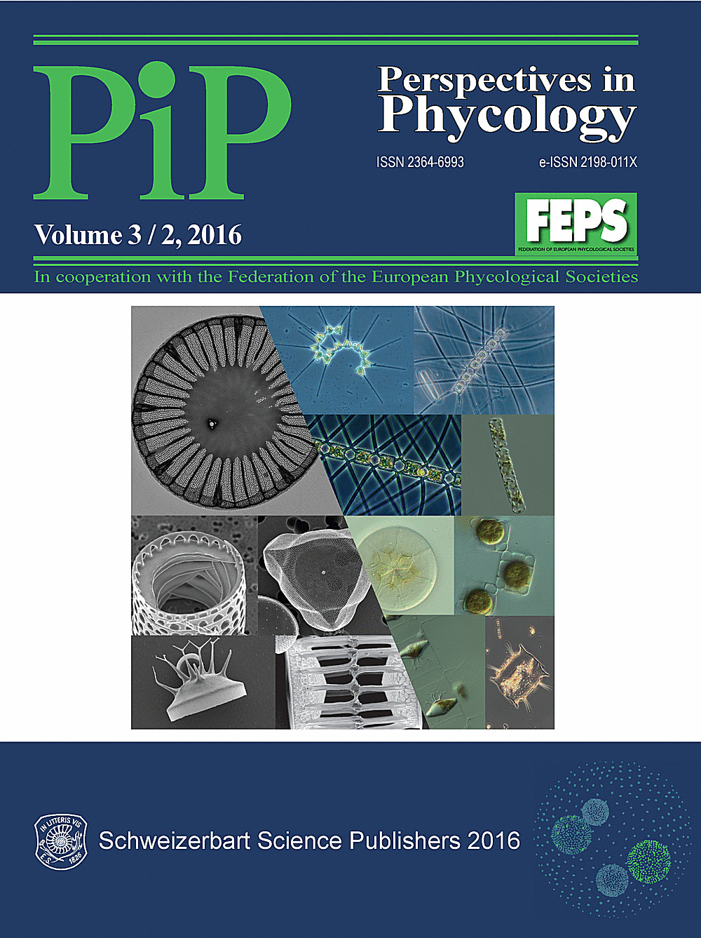 Cover image of: Perspectives in Phycology Vol. 3 No. 2