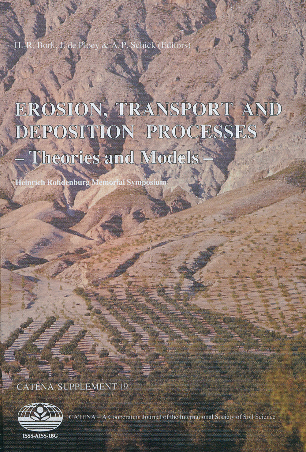 Cover image of:  - Erosion, Transport and Deposition Processes Theories and Models <br>
Heinrich Rohdenburg Memorial Symposium
