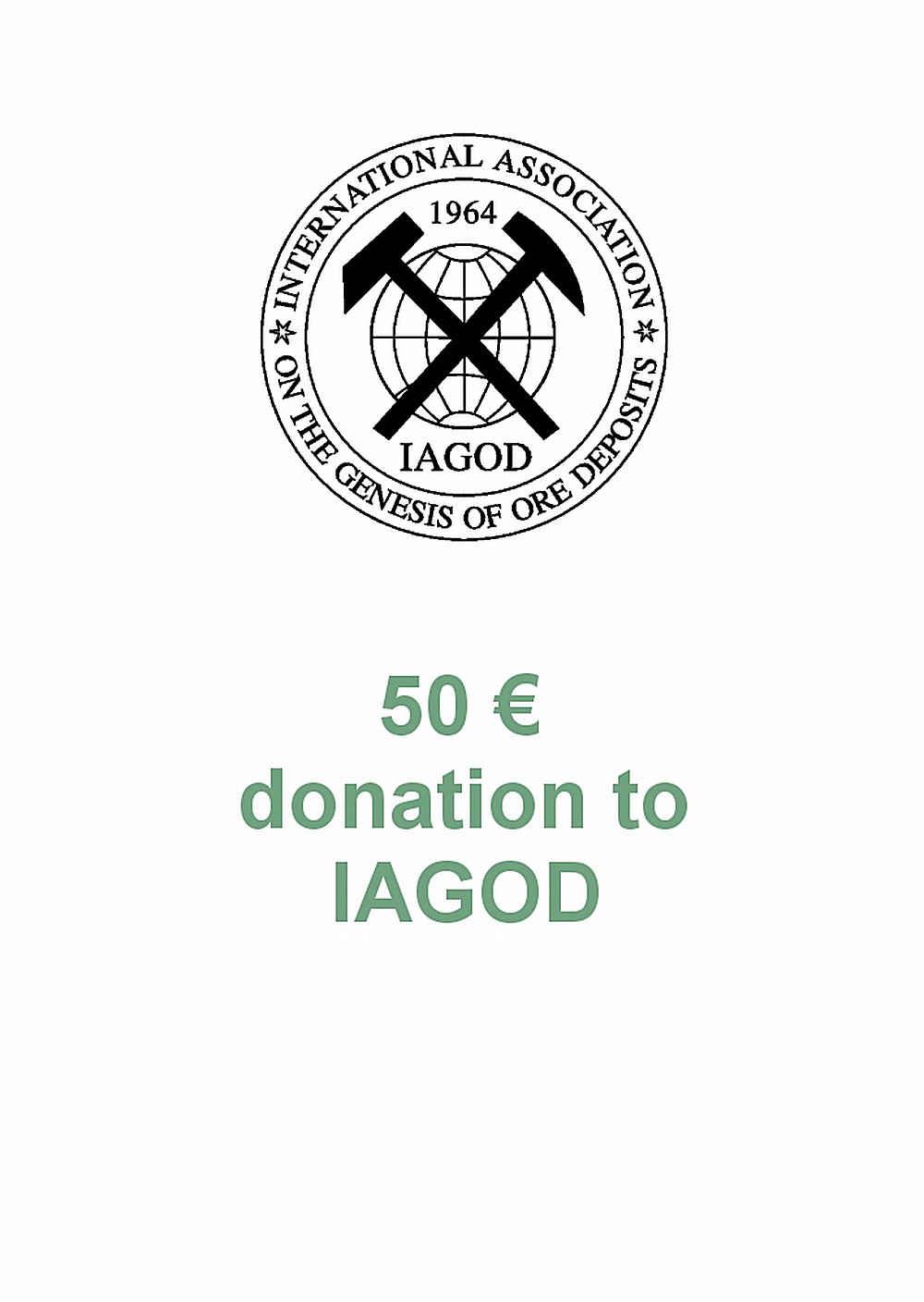 Cover image of:  - 50 € donation to IAGOD 