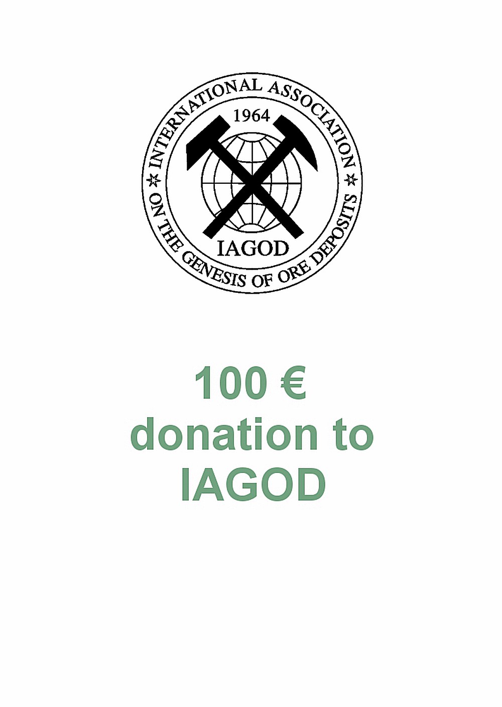 Cover image of:  - 100 € donation to IAGOD 