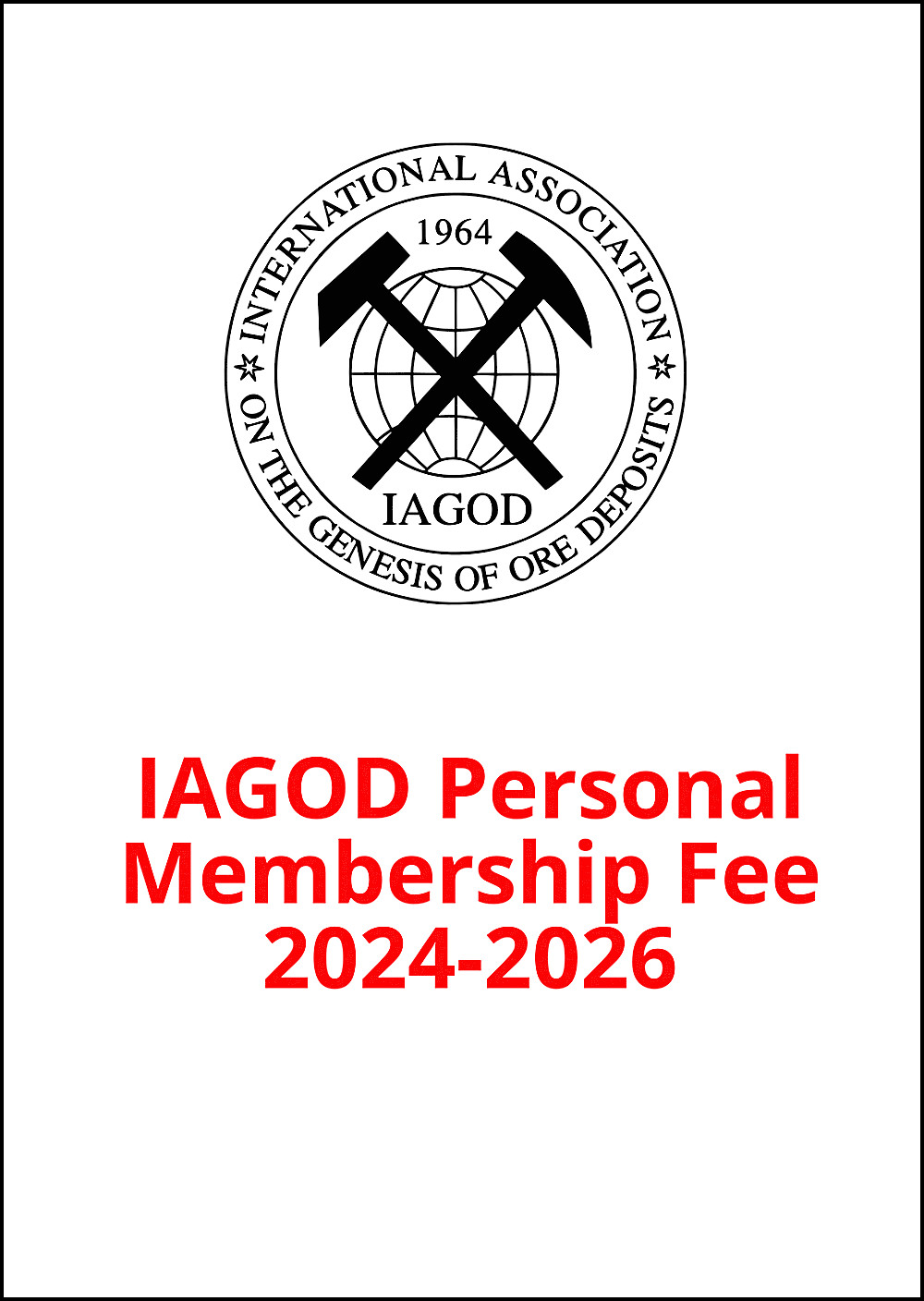 Cover image of:  -  IAGOD Personal Membership fee 2024 to 2026 