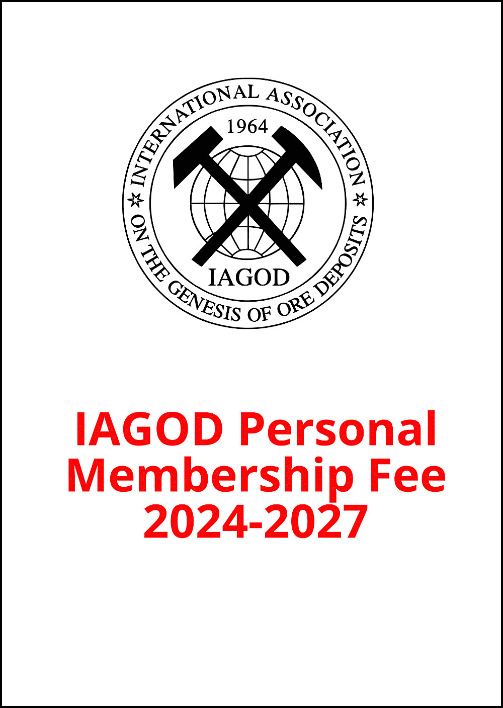 Cover image of:  -  IAGOD Personal Membership fee 2024 to 2027 