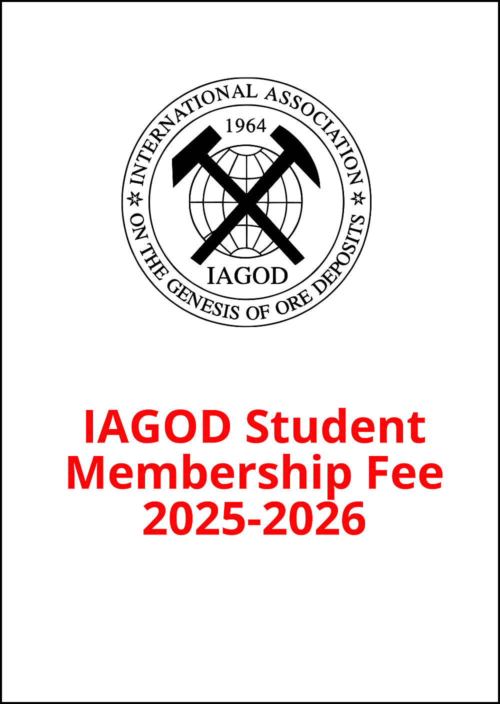 Cover image of:  - IAGOD Student Membership fee 2025 to 2026 