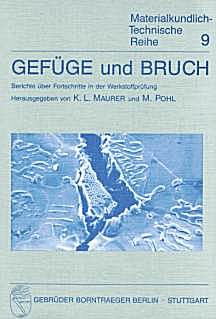 Image de couverture de: Texture and Fracture.
International Conference onf Materials Testing, held
May 31 to June 2, 1989 in Leoben, Austria
