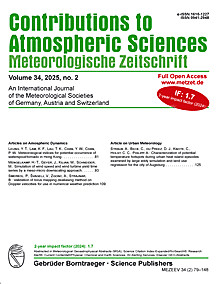 Cover image of: Meteorologische Zeitschrift