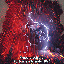 Cover image of: Meteorological postcard calender (with stand).