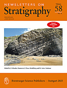 Cover image of: Newsletters on Stratigraphy