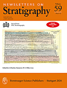 Cover image of: Newsletters on Stratigraphy