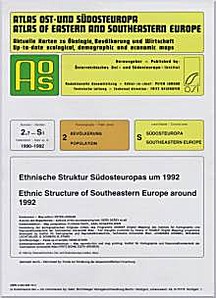 Image de couverture de: The Ethnic Structure of Southeastern Europe around 1992.
Map and bilingual commentary (English-German)