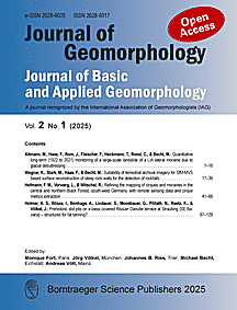 Cover image of: Journal of Geomorphology
