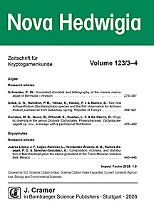 Cover image of: Nova Hedwigia