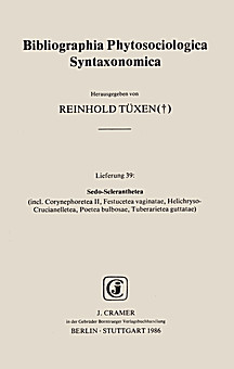 Cover image of: Bibliographia Phytosociologica Syntaxonomica