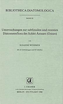 Image de couverture de: A study of the subfossil and recent diatom flora of 
the Schlei River estuary (Baltic Sea)