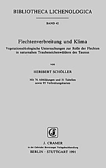 Cover image of: The distribution of lichens and climate.
A study of the role of lichens in oak forests of the
Taunus range (Germany)