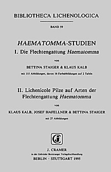 Cover image of: Lichenicolous fungi on Haematomma-lichens