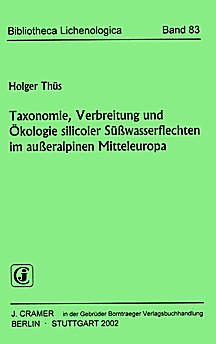 Cover image of: Taxonomy and distribution of silicolous freshwater lichens
in non-alpine Central Europe