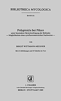 Cover image of: Polyploidy in fungi with special consideration to the order of Boletales - and the feasibility of identification by cytofluorometry