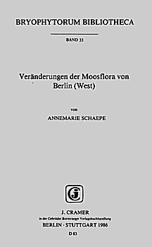 Cover image of: Changes in the moss vegetation of West Berlin
