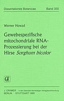 Cover image of: Tissue specific RNA editing in  millet 
(<i>Sorghum bicolor</i>)