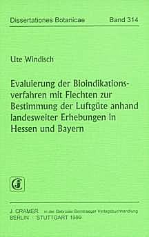Cover image of: Evaluation of bioindication procedures for air quality 
assessment using state wide lichen data in the states 
of Hessen and Bavaria (Germany)